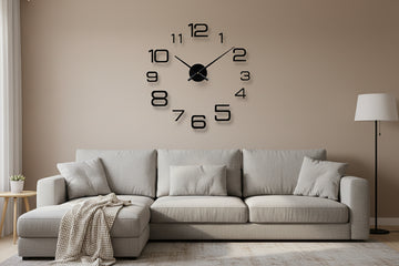 Acrylic Wall Clock with 30.48 cm Needles Large Modern Wall Clock Saudi Arabia