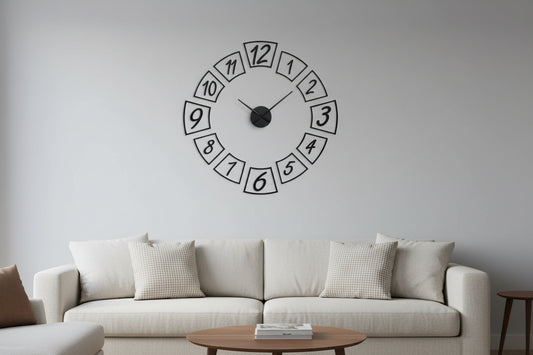 Premium Acrylic Wall Clock CP06 with 30.48 cm Needles Large Modern Wall Clock Saudi Arabia