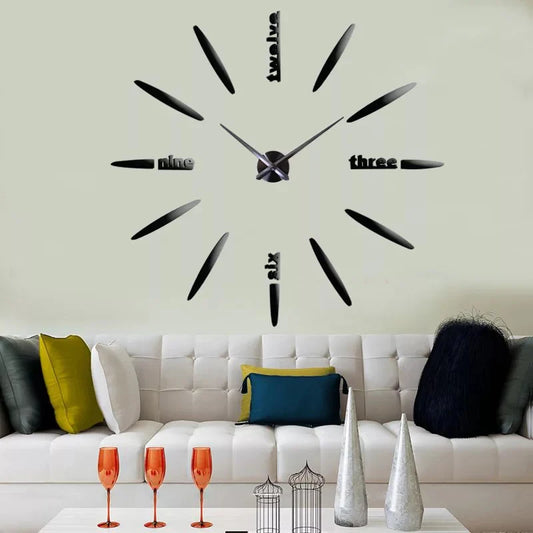 Acrylic Wall Clock A8 Large Modern Decorative Wall Clock