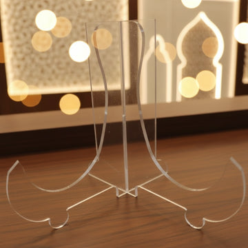 Transparent Acrylic Stand for Clocks and Calligraphy Display DIY Home Decor KSA